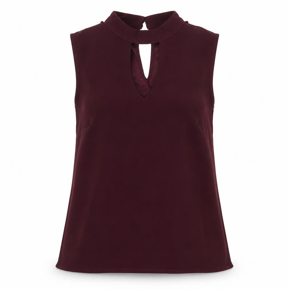 F&F Womens Purple   Basic Blouse Size 10