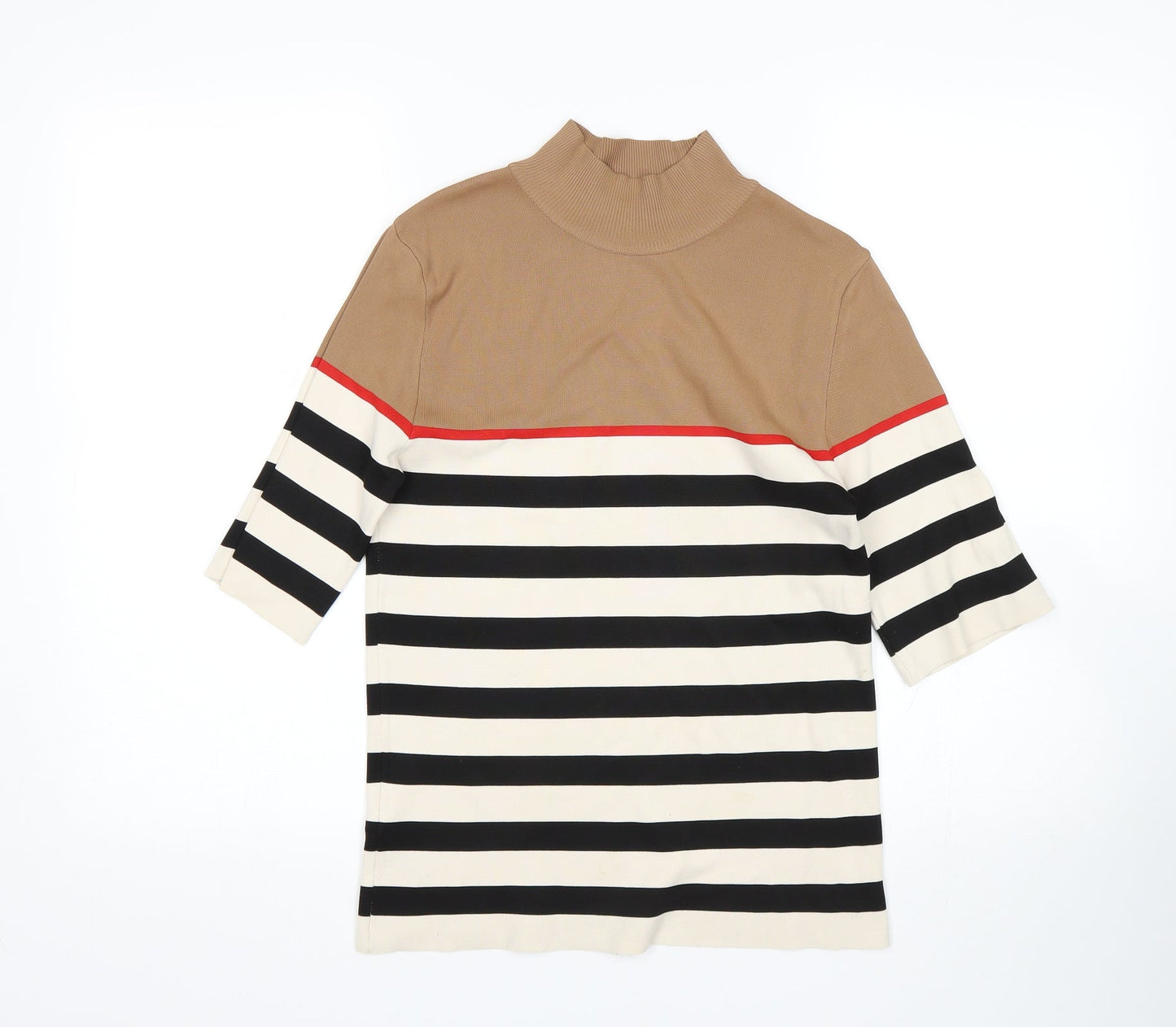 NEXT Womens Multicoloured Striped  Pullover Jumper Size 10