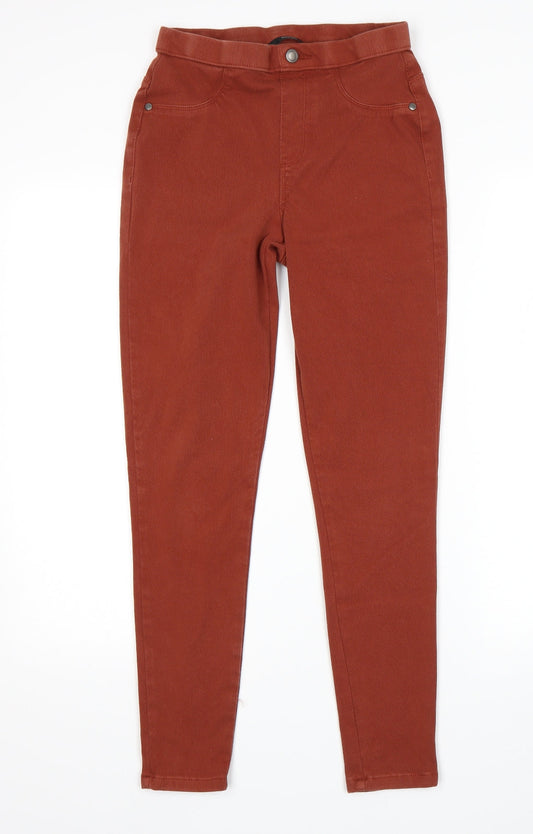 George Womens Orange   Jegging Jeans Size 8 L27 in