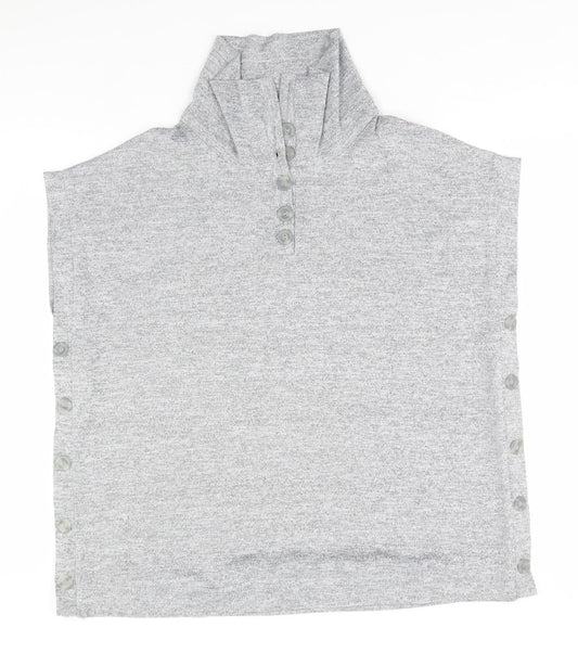 Preworn Womens Grey   Cape Jumper Size 16