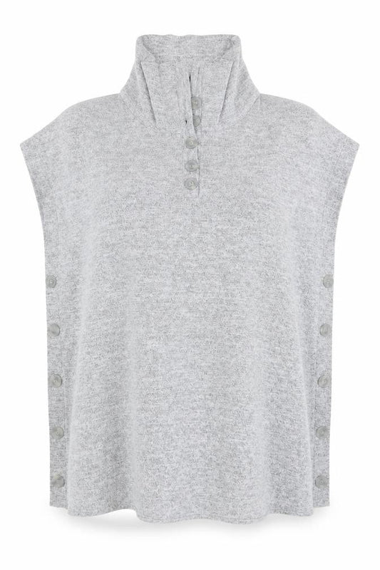 Preworn Womens Grey   Cape Jumper Size 16