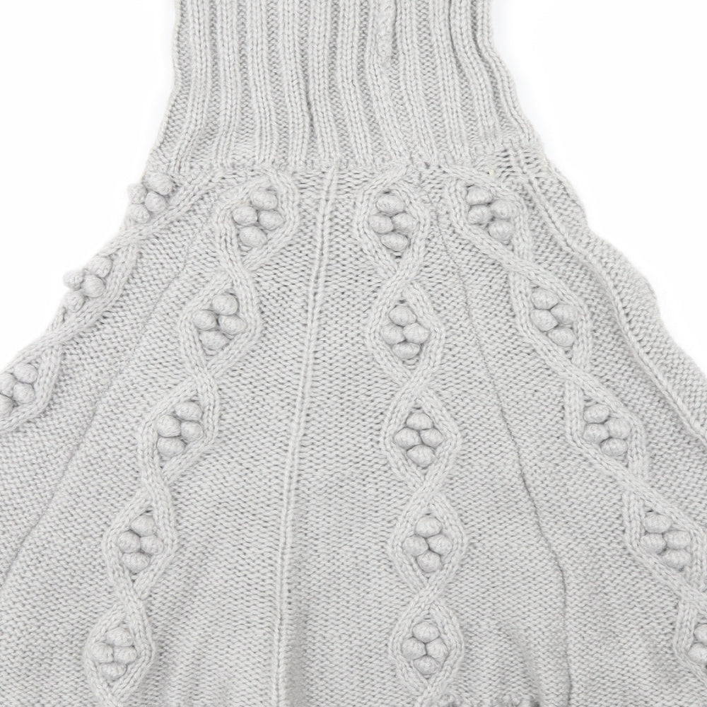 Matalan Womens Grey   Overcoat Poncho Size L