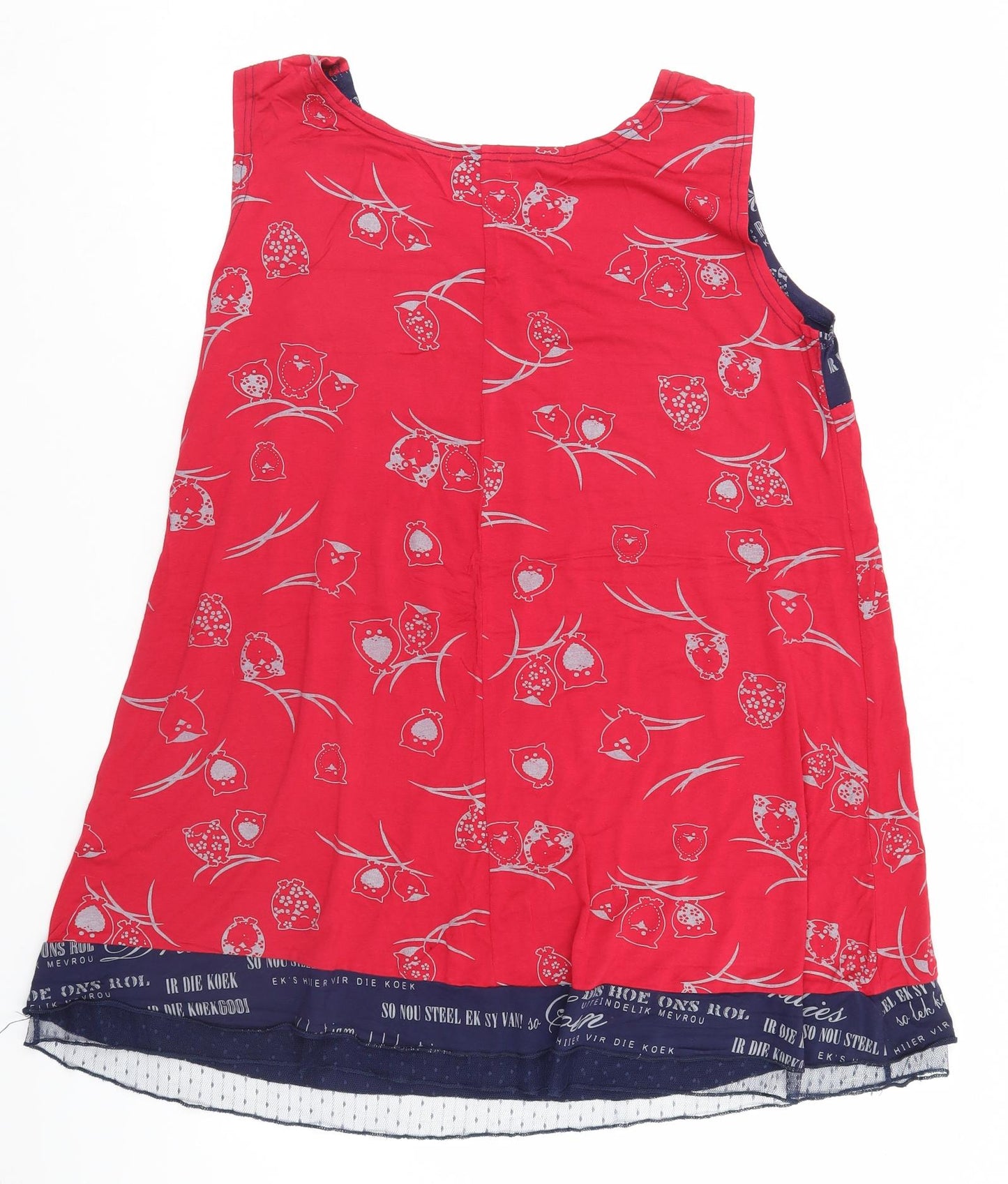 Preworn Womens Red   Basic Tank Size 2XL