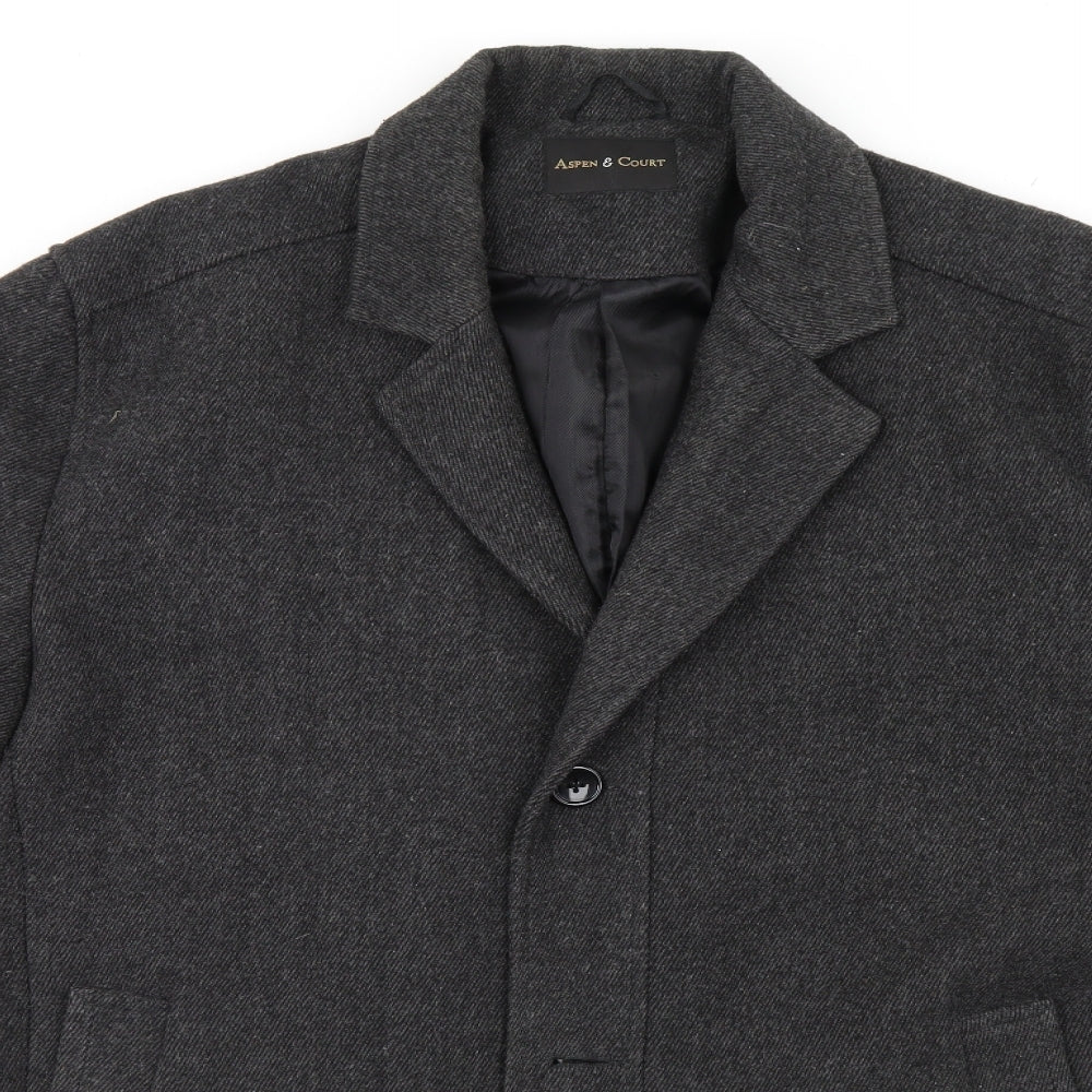 Aspen & Court Womens Brown   Overcoat Jacket