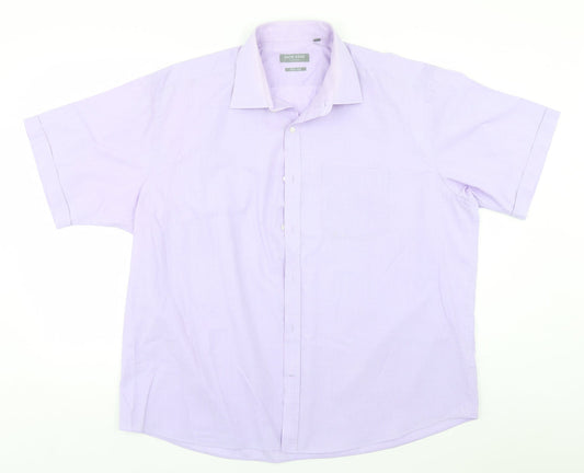 BHS Mens Blue    Button-Up Size 18
