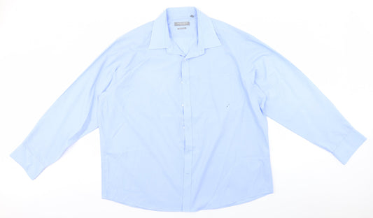 BHS Mens Blue    Button-Up Size 18