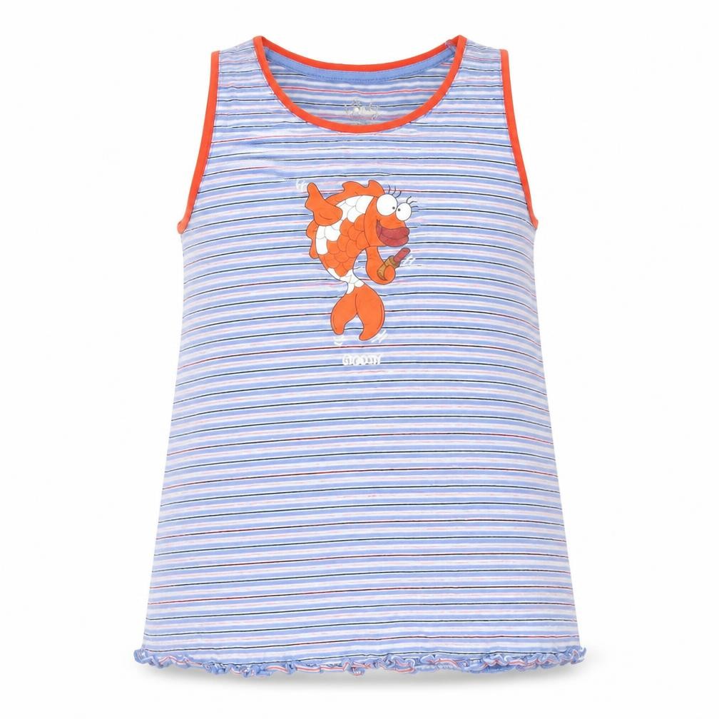 Woody Girls Blue Striped  Basic Tank Size 10 Years  - Fish
