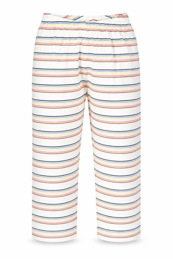 Woody Girls Multicoloured Striped  Cropped Trousers Size 12 Years