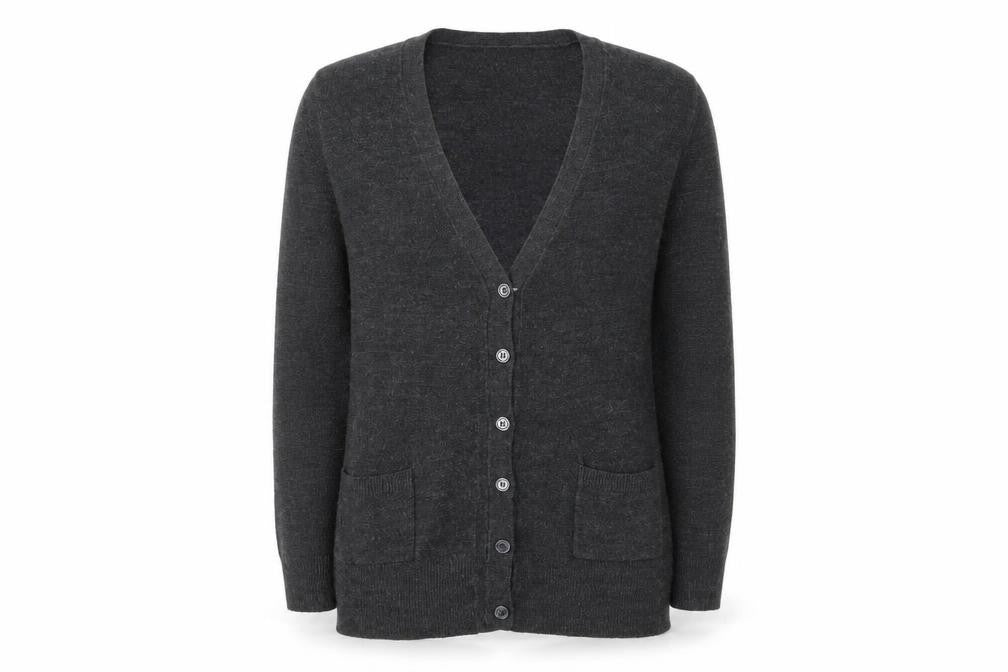 South Womens Grey   Cardigan Jumper Size 12