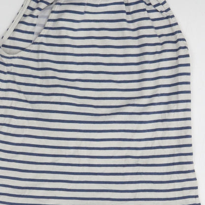 Preloved Matalan Girls Multicoloured Striped  Camisole Blouse Size 9 Years - Label
