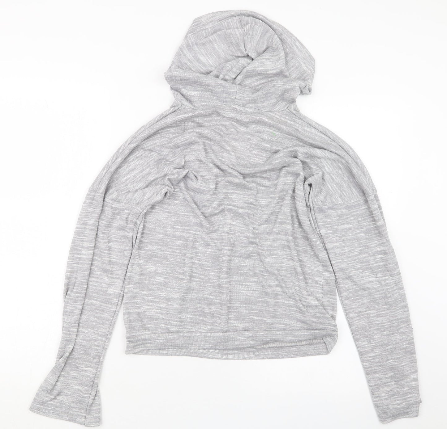 PRETTYLITTLETHING Womens Grey   Pullover Hoodie Size 8