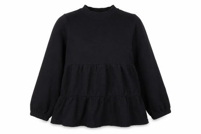 Influence Womens Black  Knit Pullover Jumper Size 8