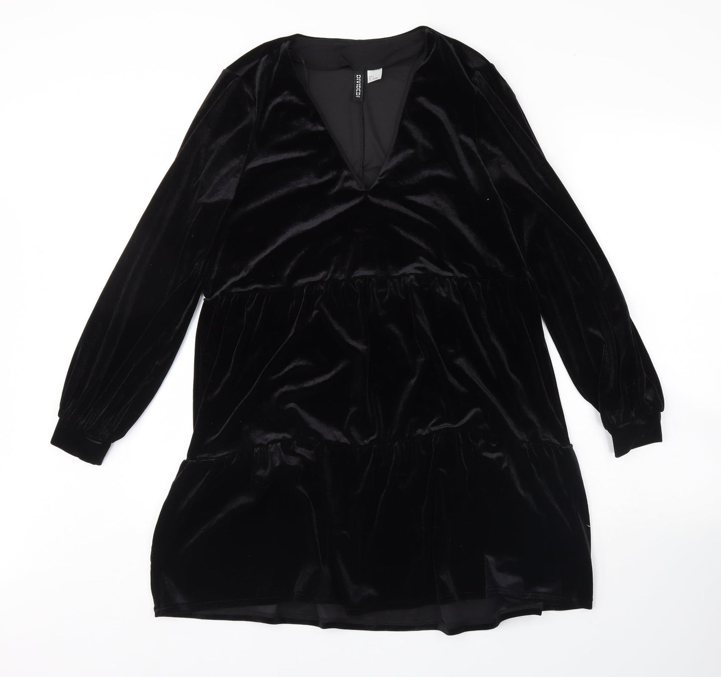 Divided Womens Black  Velour Mini  Size S