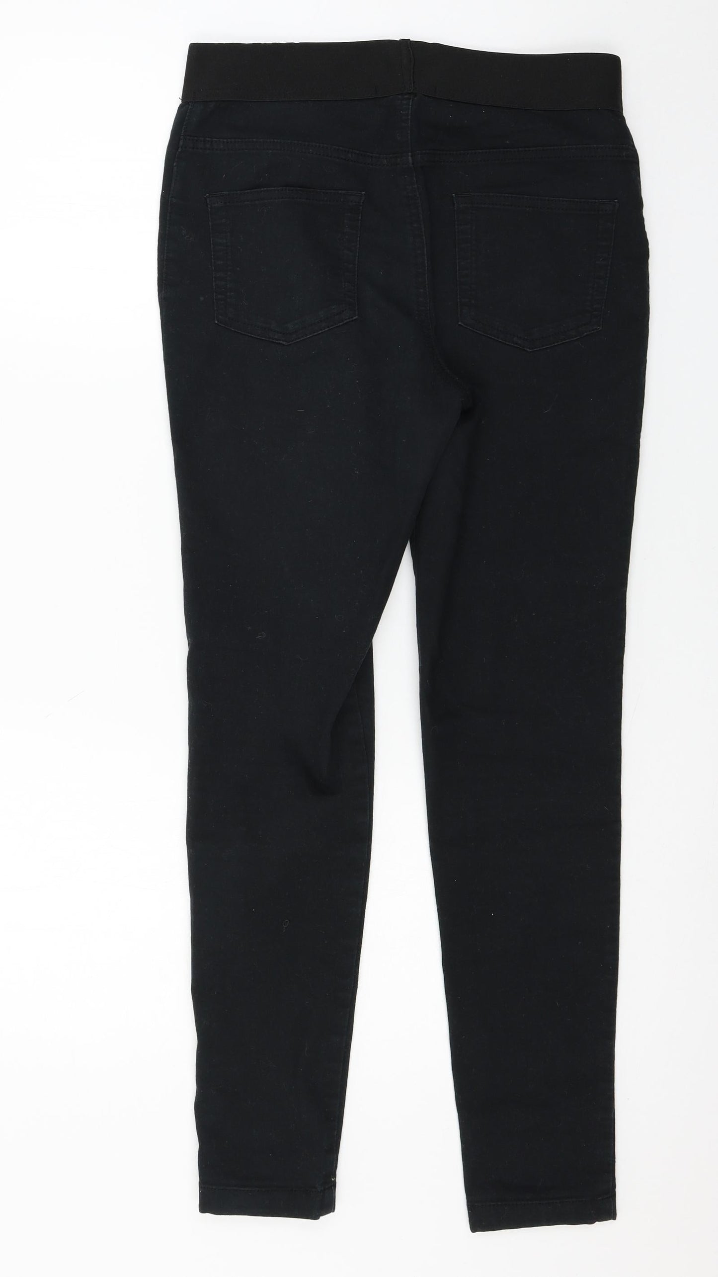 Marks and Spencer Womens Black  Denim Skinny Jeans Size 12 L28 in