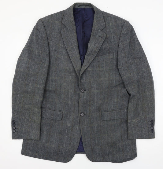 Greenwoods  Mens Blue   Jacket Suit Jacket Size L