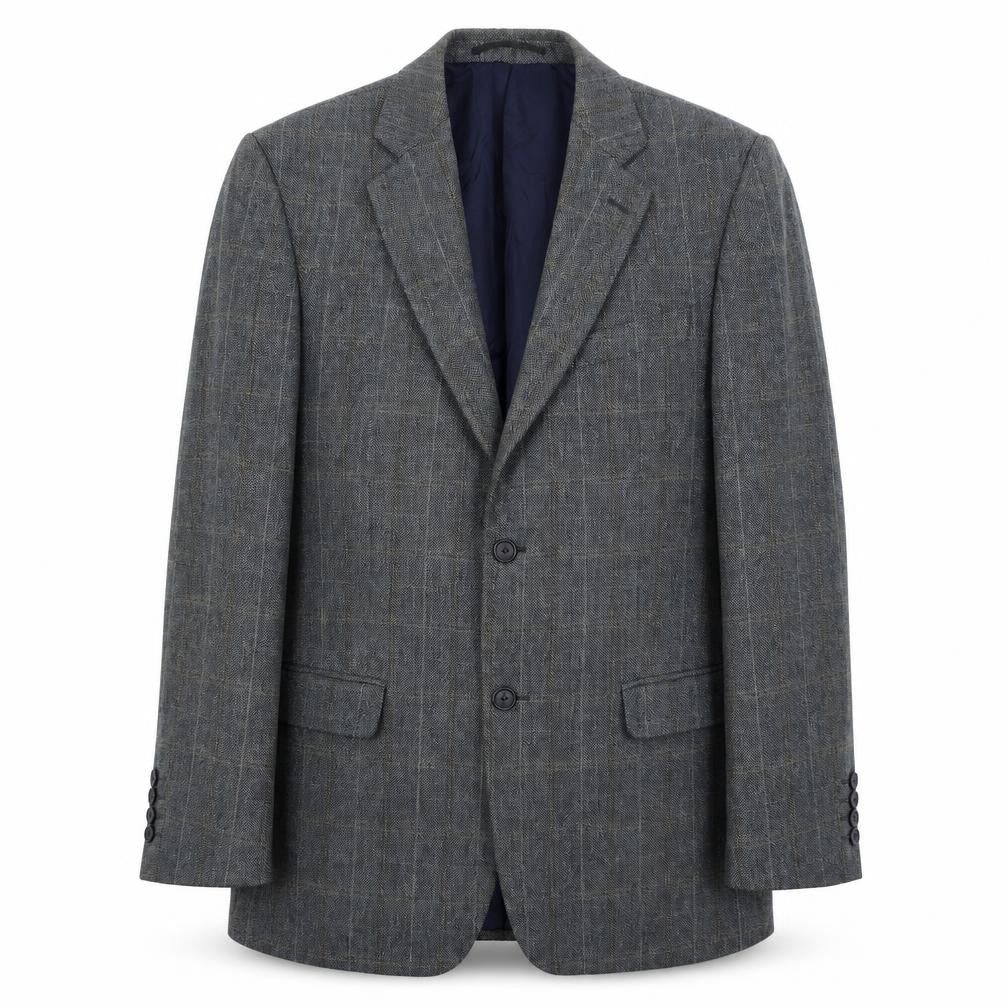 Greenwoods  Mens Blue   Jacket Suit Jacket Size L