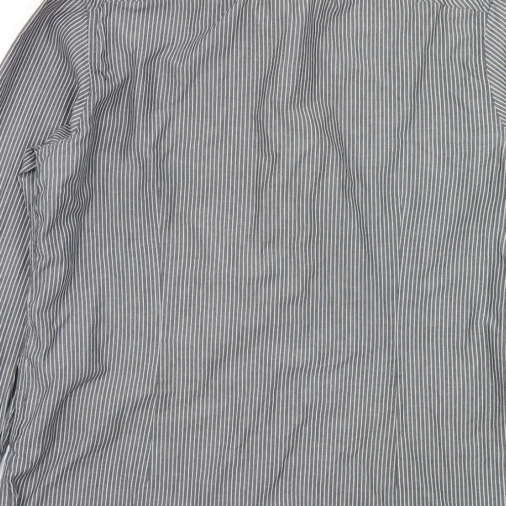 Burton Mens Multicoloured Striped   Button-Up Size M
