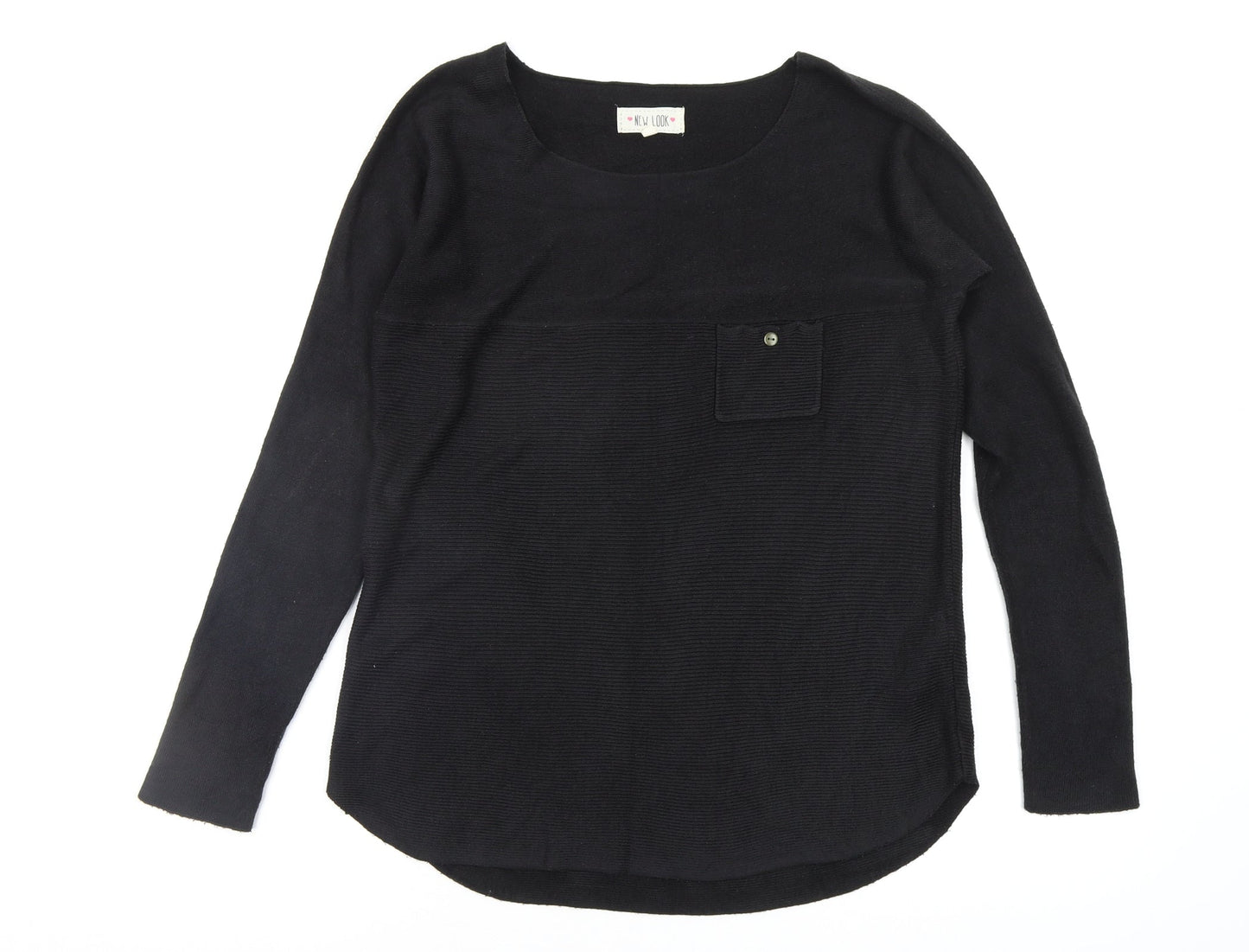 New Look Womens Black   Pullover Jumper Size M