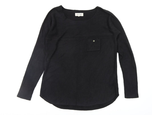 New Look Womens Black   Pullover Jumper Size M