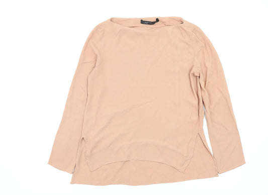Zara Womens Beige   Basic Blouse Size 4