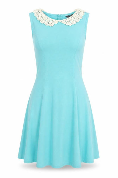 New Look Womens Blue   Fit & Flare  Size 8