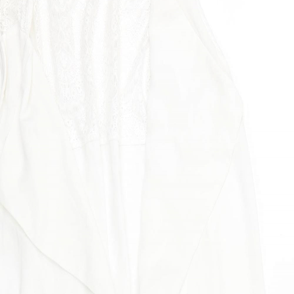 Select Womens White   Kimono Blouse Size 12