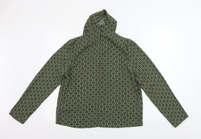 Primark Womens Green Geometric  Basic Blouse Size 10