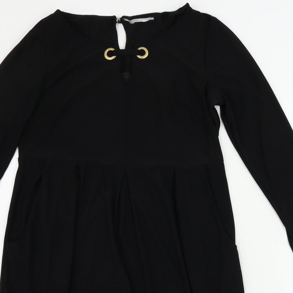 Preworn  Womens Black   A-Line  Size 10