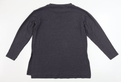 George  Womens Grey   Pullover Jumper Size M