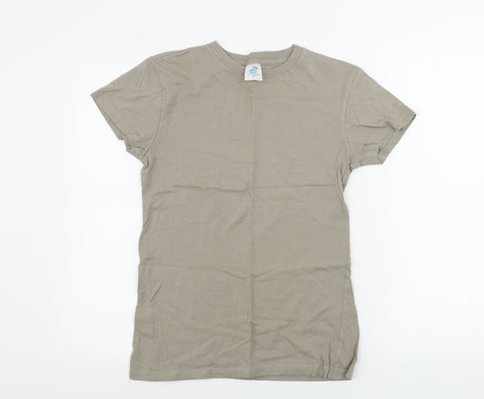 Blue Cherry  Womens Brown   Basic T-Shirt Size S