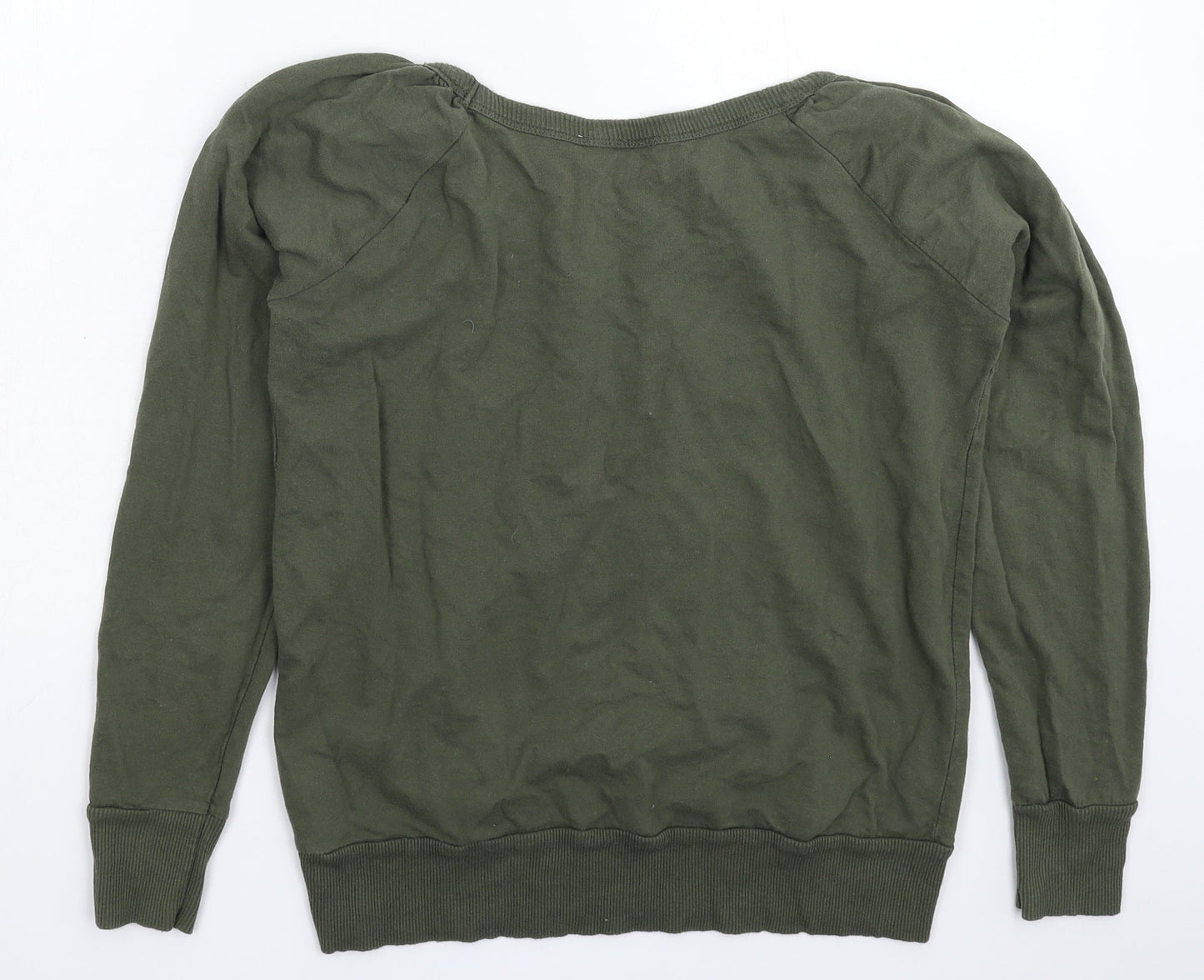 Preworn Womens Green   Pullover Sweatshirt Size 12
