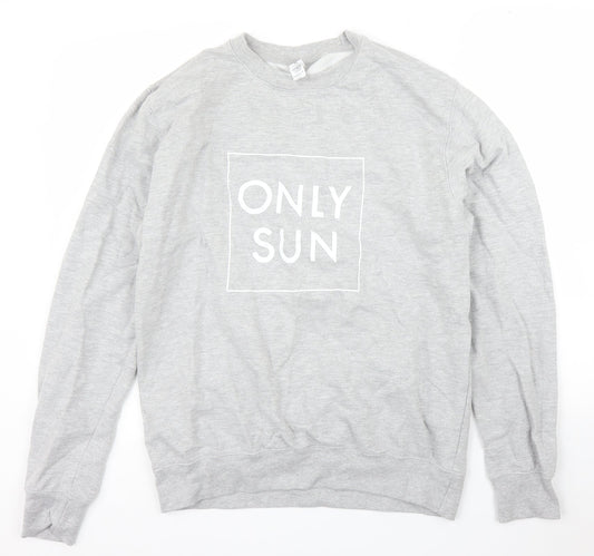 Just Hoods Mens Grey   Pullover Jumper Size M