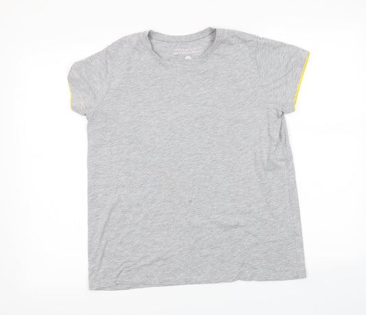 Preworn Womens Grey Solid  Top Pyjama Top Size M