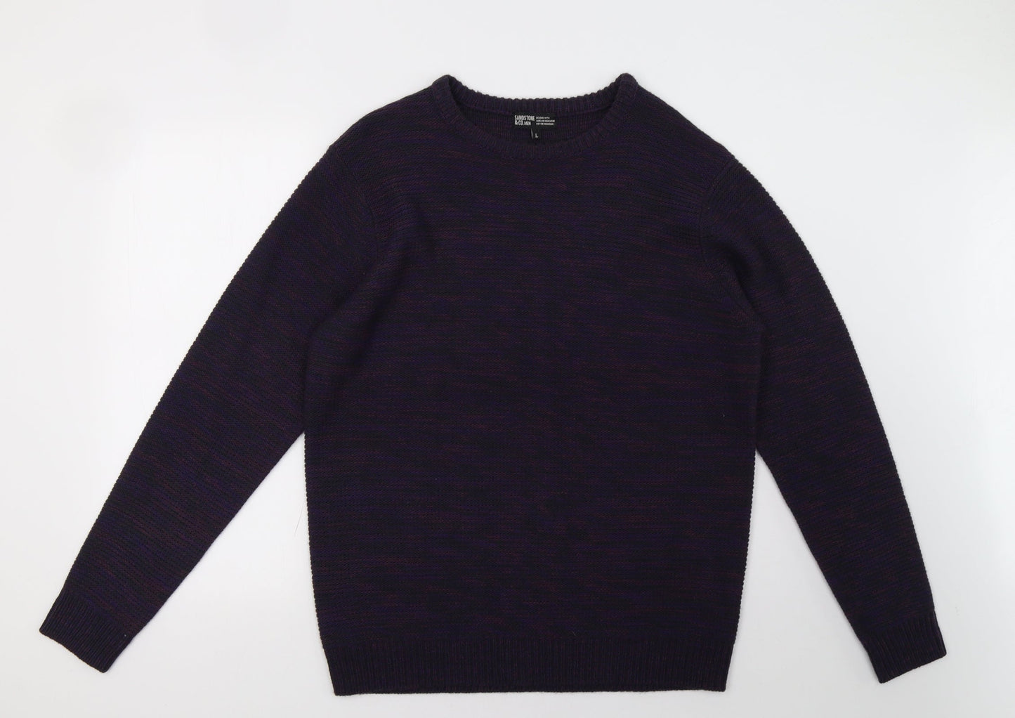 sandstones Mens Purple   Pullover Sweatshirt Size L