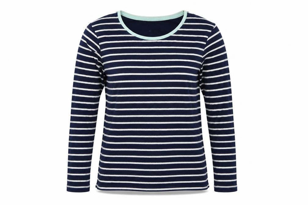 Marks & Spencer Girls Blue Striped  Pullover Sweatshirt Size 14-15 Years