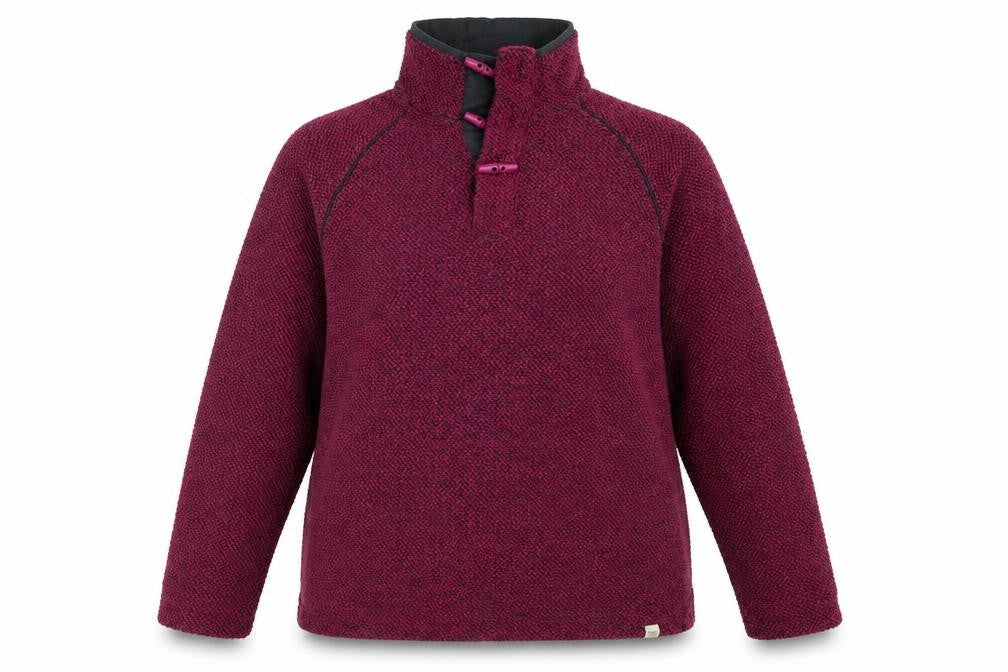 Cotton Traders Womens Pink   Henley Sweatshirt Size M