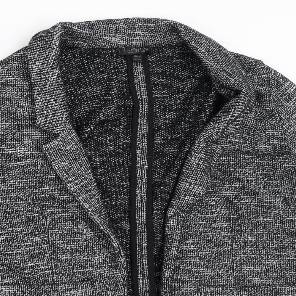 Topshop Womens Black   Jacket  Size 8