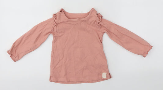 M&S Baby Pink   Basic T-Shirt Size 18-24 Months