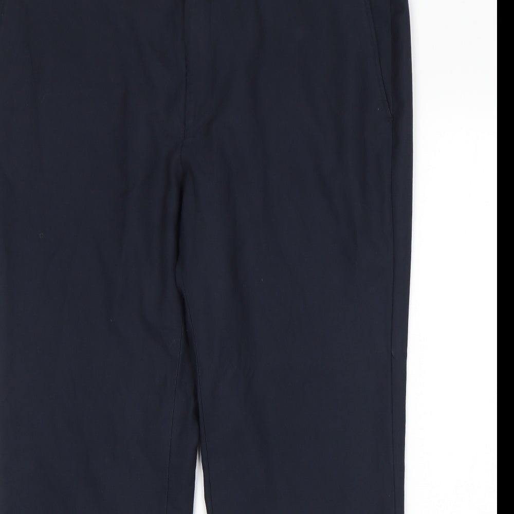 M&S Womens Blue   Trousers  Size 42 L31 in