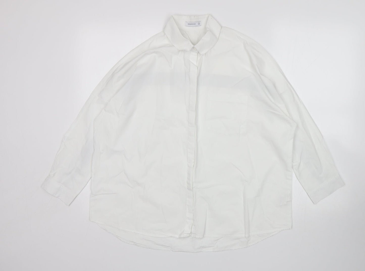 RESERVED Womens White   Basic Button-Up Size 10