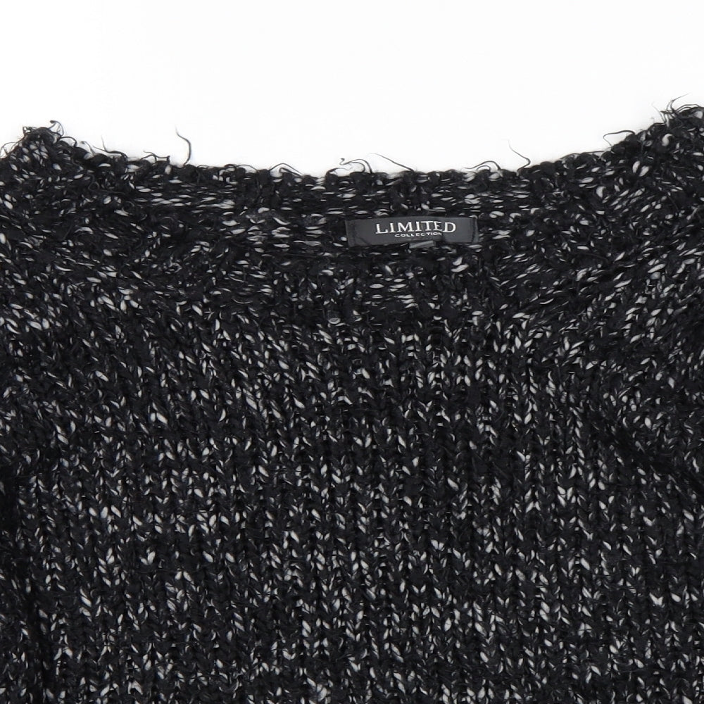 Limited Collection Womens Black   Pullover Jumper Size 16