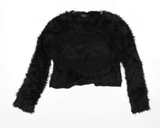 M&Co Girls Black   Pullover Jumper Size 13 Years