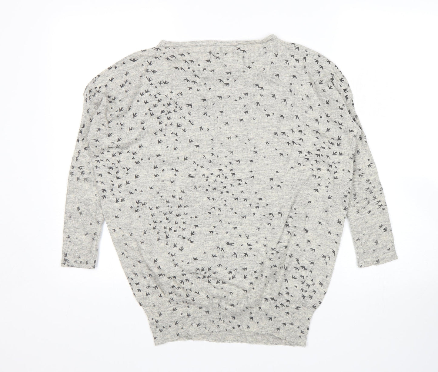 Tenki Womens Grey   Pullover Jumper Size S