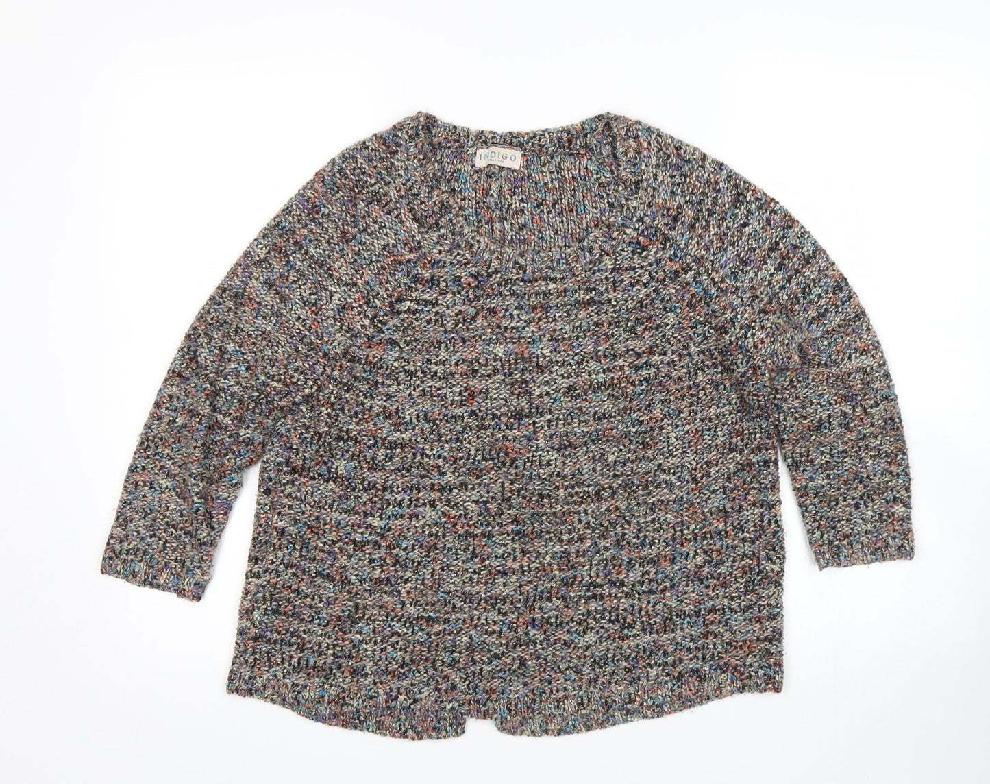 M&S Womens Multicoloured   Pullover Jumper Size 10