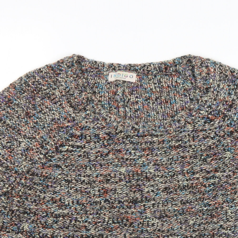 M&S Womens Multicoloured   Pullover Jumper Size 10