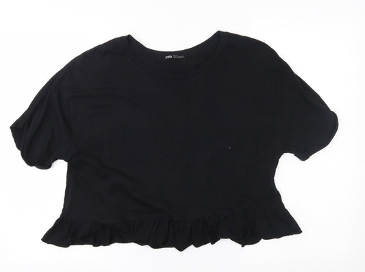 Zara Womens Black   Basic Blouse Size M