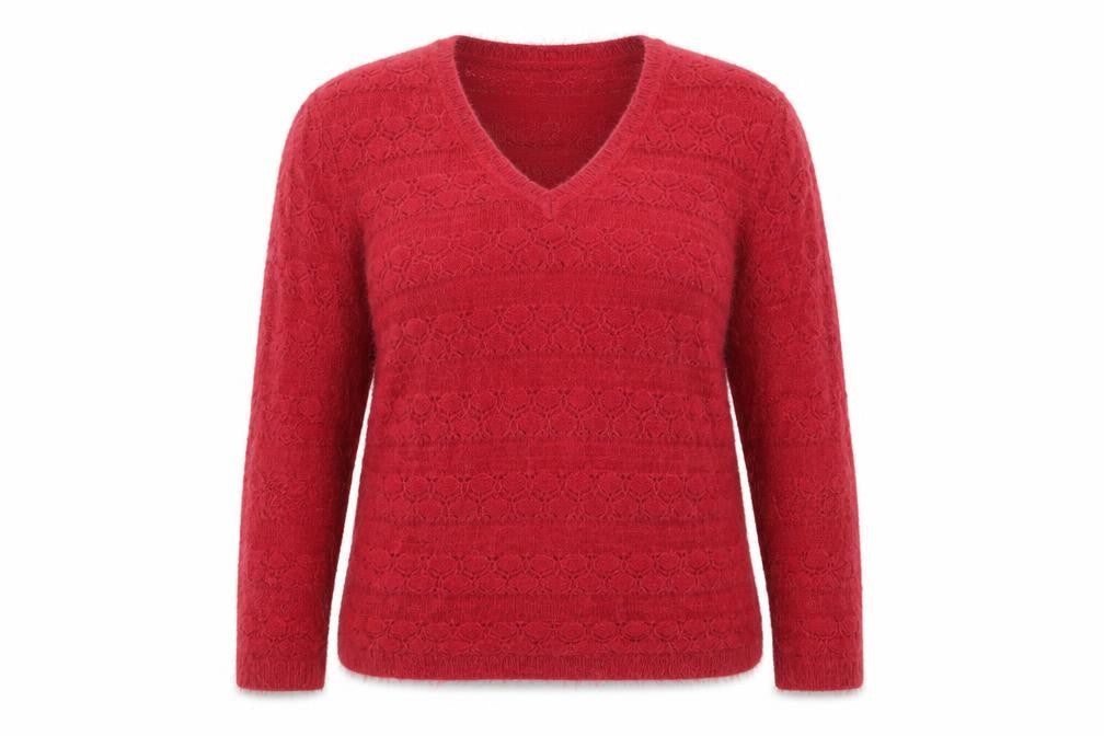 Damart Womens Red   Pullover Jumper Size 20