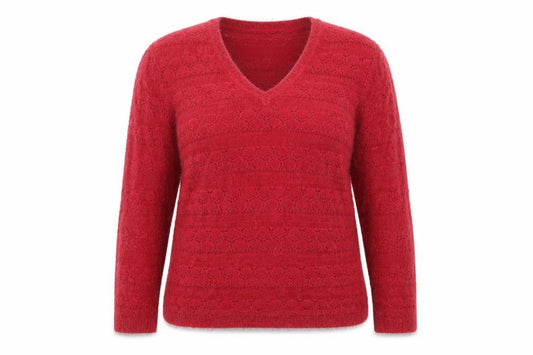 Damart Womens Red   Pullover Jumper Size 20