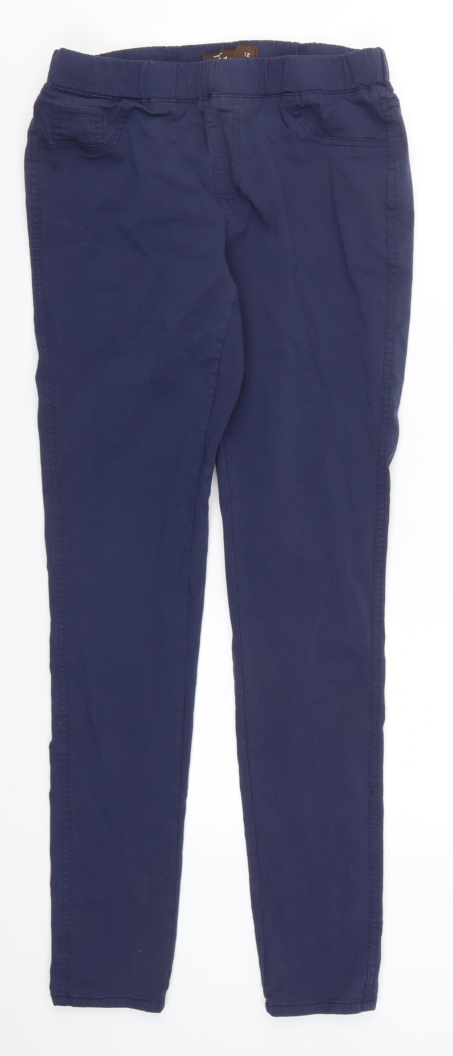 Tru Womens Blue   Trousers  Size 12 L30 in