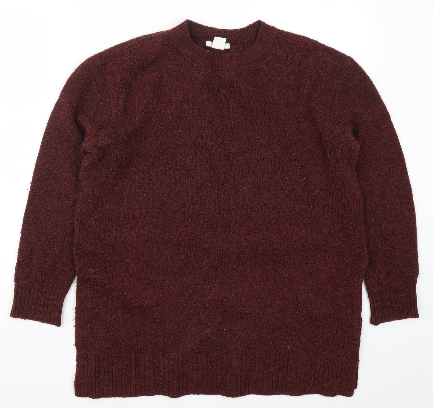 H&M Womens Red  Knit Pullover Jumper Size S